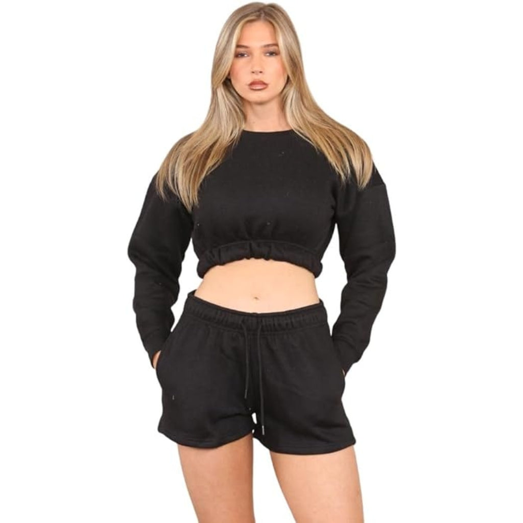 Fleece 2-Piece Jumper & Short Set