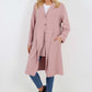 Italian Front Button Fastening Longline Cotton Cardigan