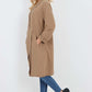 Italian Front Button Fastening Longline Cotton Cardigan