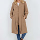 Italian Front Button Fastening Longline Cotton Cardigan