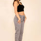 Italian Glitter Drawstring Waistband Magic Pants