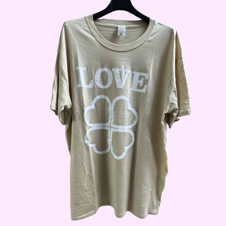 Love Slogan Printed T-Shirt