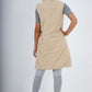 Italian Padded Pockets Hooded Zip up Long Gilet