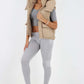 Italian Padded Pockets Hooded Gilet