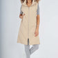 Italian Padded Pockets Hooded Zip up Long Gilet