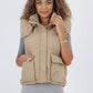 Italian Padded Pockets Hooded Gilet
