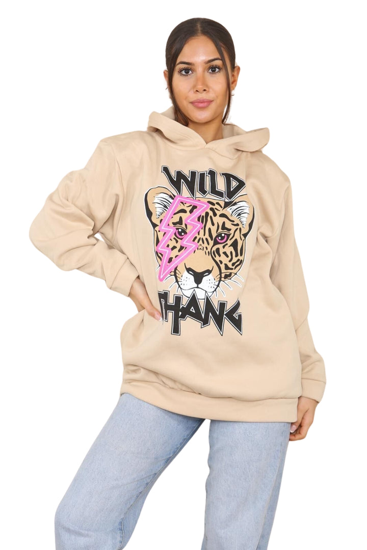 WILD THANG hooded Sweatshirt