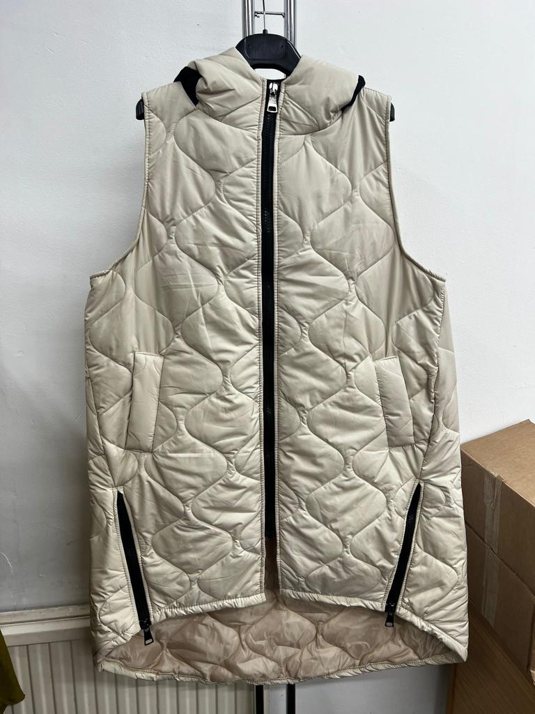 Italian Puffer Zip Up Polyester Gilet