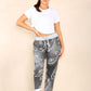 Italian Paisley Print Drawstring Cotton Joggers