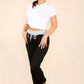 Italian Plain Drawstring Cotton Joggers