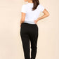 Italian Plain Drawstring Cotton Joggers