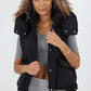 Italian Padded Pockets Hooded Gilet