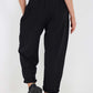 Italian Pleated Cotton Trousers With Side Pockets