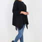 Italian Diagonal Pockets Cotton Tunic Top