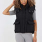 Italian Padded Pockets Hooded Gilet