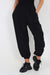 Italian Ruched Hem Cotton Trousers With Side Pockets