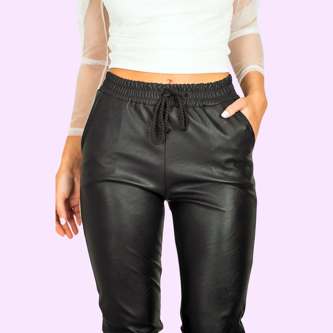 PU LEATHER TROUSER