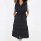 Italian Belted Hooded Long Gilet