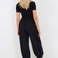 Italian Drawstring Cotton Harem Trousers With Side Pockets