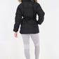 Italian Belted Hooded Jacket Coat