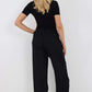 Italian Drawstring Hem Cotton Trousers With Side Pockets
