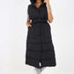 Italian Belted Hooded Long Gilet