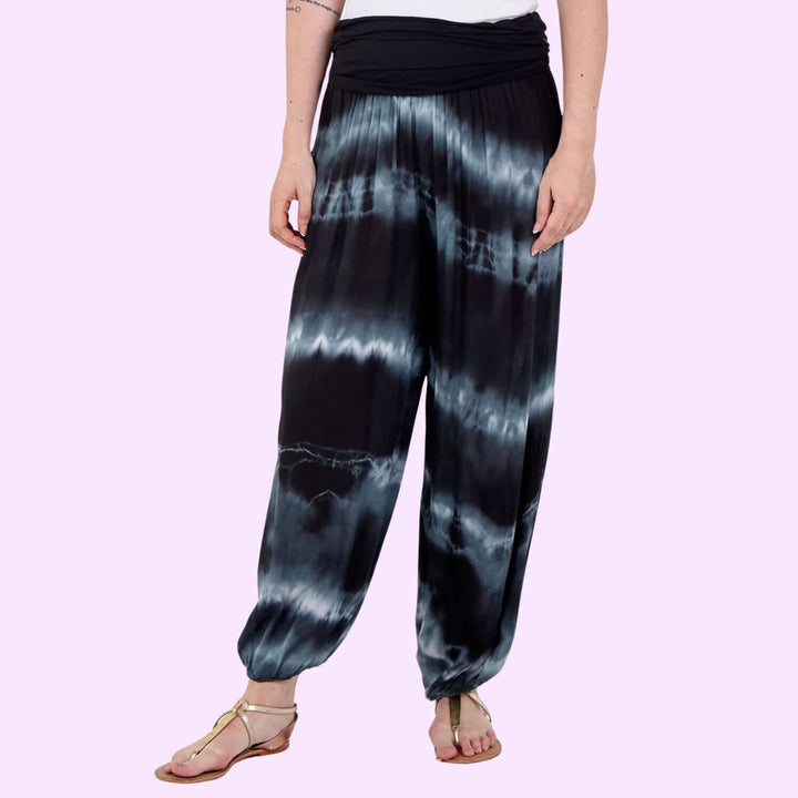 TIE DYE HAREM TROUSERS