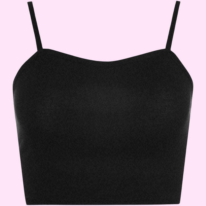 Plain Sleeveless Cami Bra