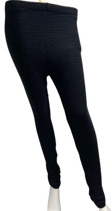 Ribbed Pearl Stitch Knitted Leggings