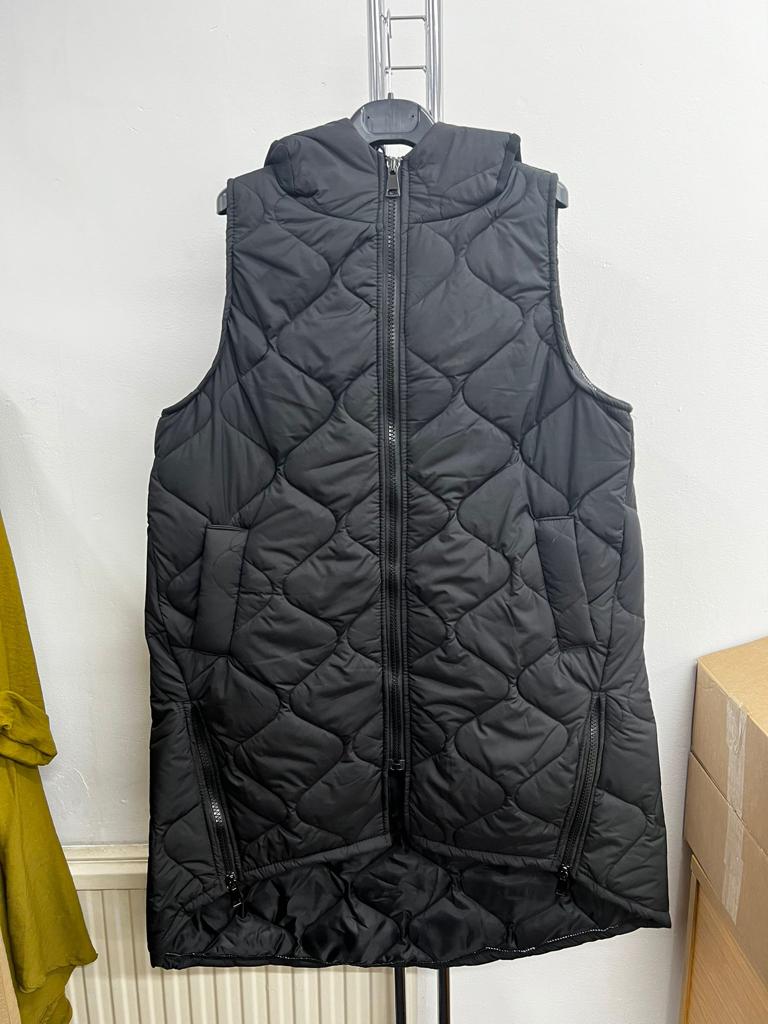 Italian Puffer Zip Up Polyester Gilet