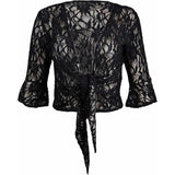Floral Lace Sequin Shrug