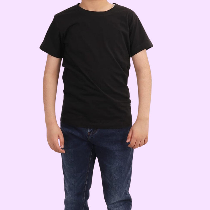 Kids Short Sleeve Round Neck T-Shirt