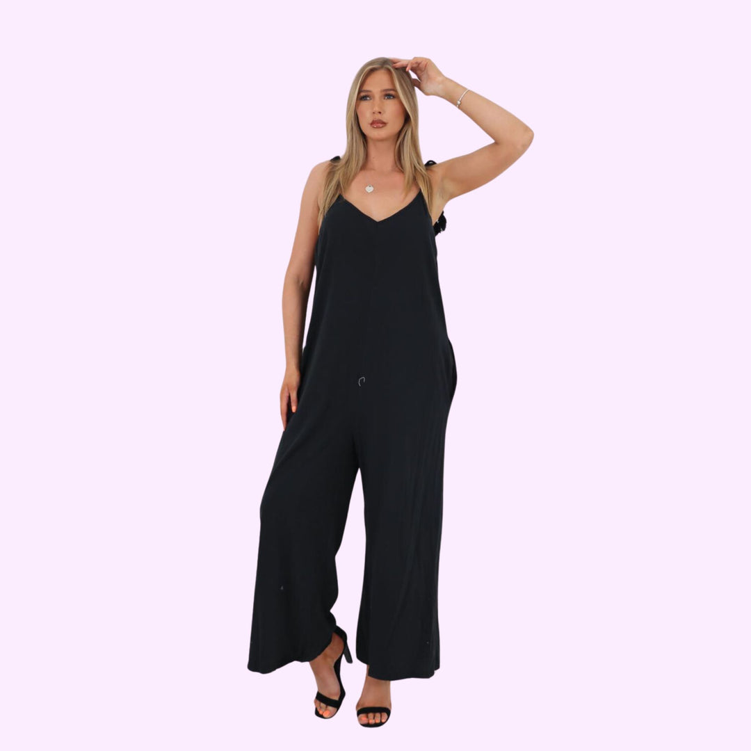 Italian Shoulder Strap Jumpsuits