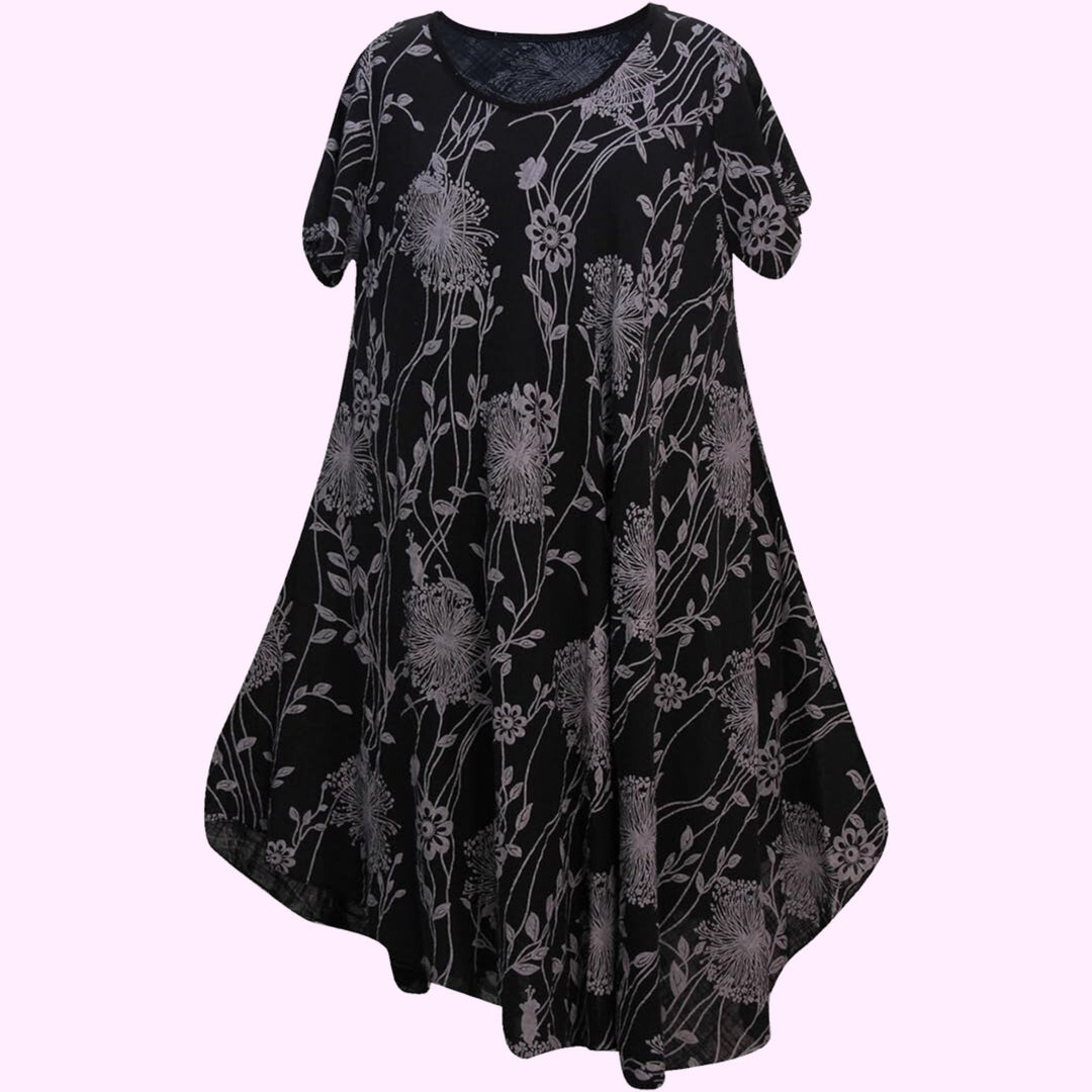 Italian A-Line Flowy Swing Dress