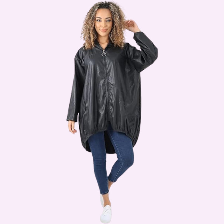 Waterproof Zip Up Rain Top Jacket