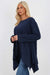 Italian Diagonal Pockets Cotton Tunic Top
