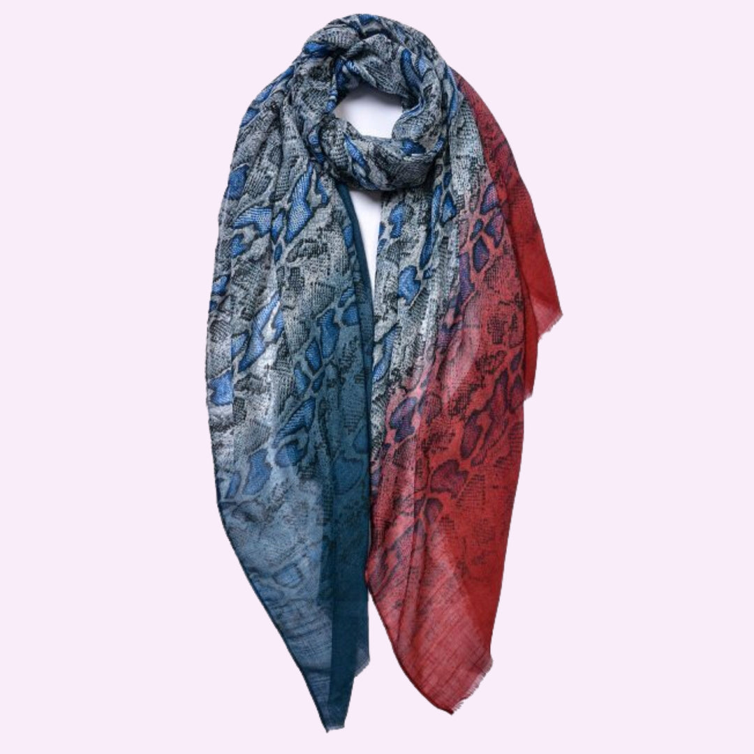 Snake Pattern Print Scarf