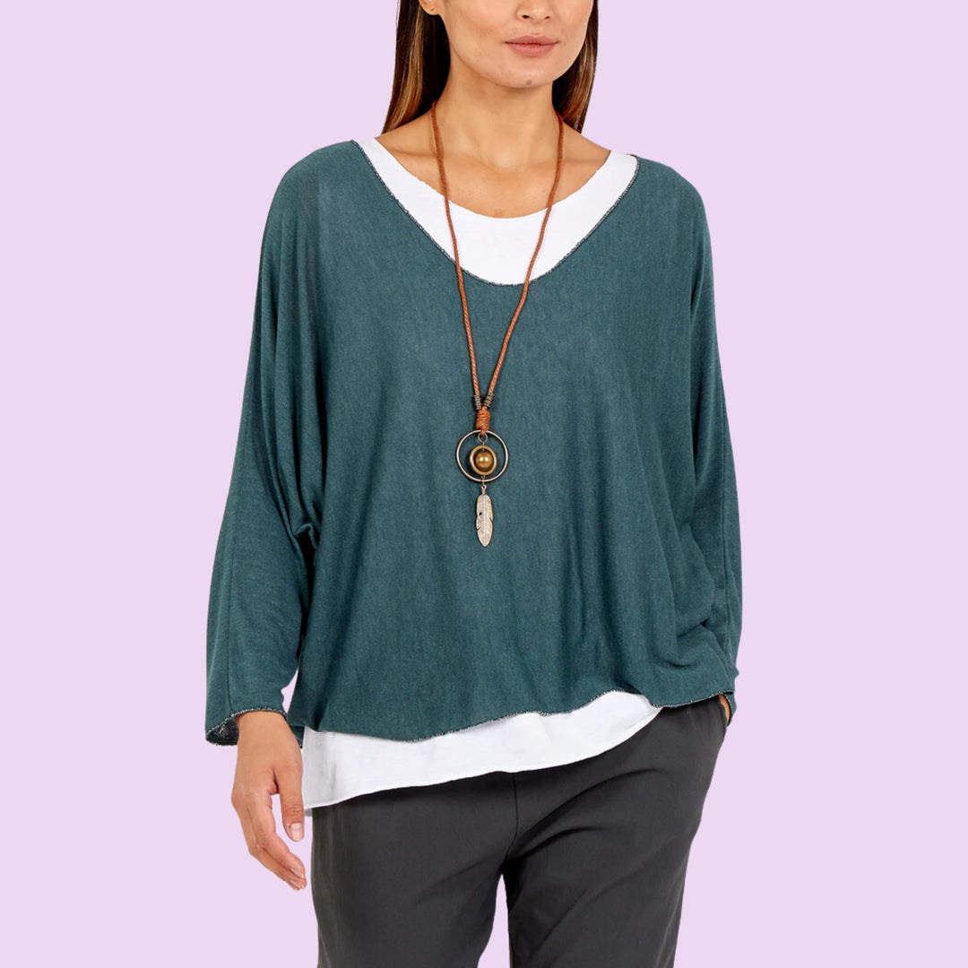 Necklace Double Layer Top