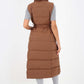 Italian Belted Hooded Long Gilet