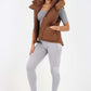 Italian Padded Pockets Hooded Gilet