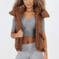 Italian Padded Pockets Hooded Gilet