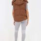 Italian Padded Pockets Hooded Gilet