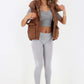 Italian Padded Pockets Hooded Gilet