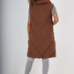 Italian Padded Pockets Hooded Zip up Long Gilet