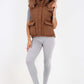 Italian Padded Pockets Hooded Gilet