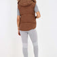 Italian Padded Pockets Hooded Gilet