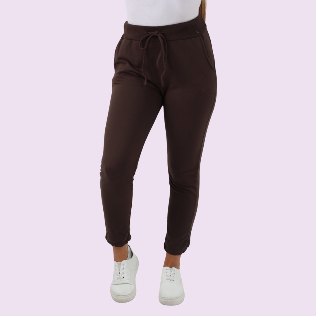 Plain Drawstring Magic Joggers