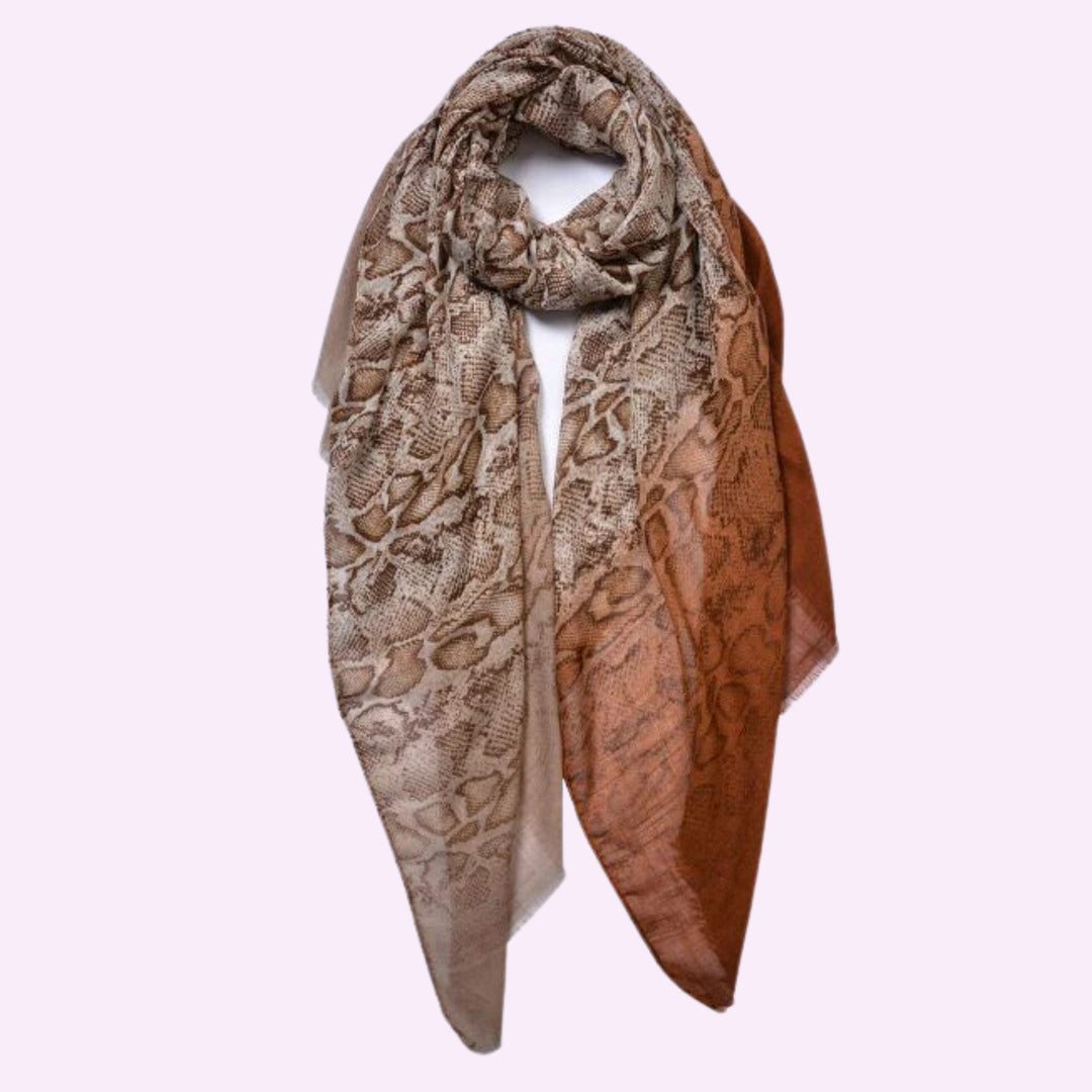 Snake Pattern Print Scarf