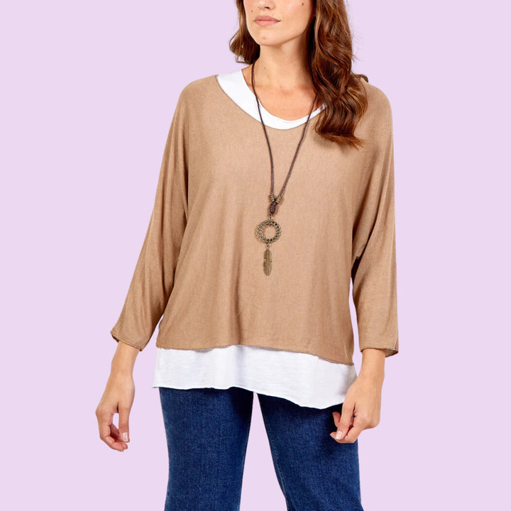 Necklace Double Layer Top