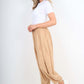 Italian Plain Linen Hareem Pants
